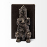 Sleuth (Set of 2) 9L x 8W Grizzly Bear Bookends from Mercana - Luna Furniture