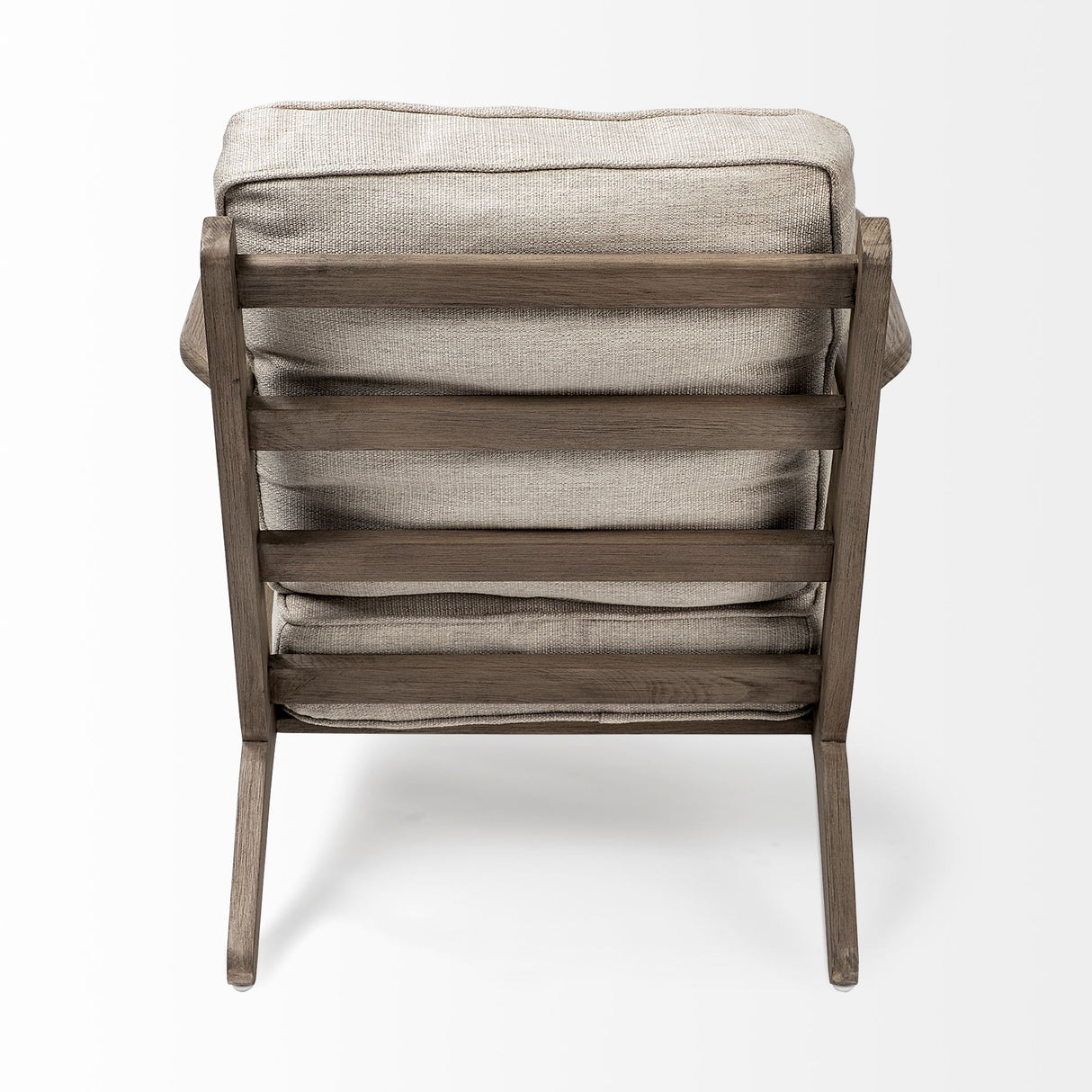 Olympus VI Beige Fabric Wrapped Wooden Frame Accent Chair from Mercana - Luna Furniture