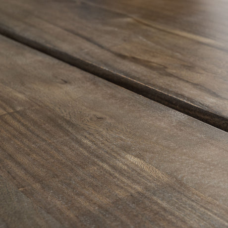 Ledger III 84x38 Brown Solid Wood Top & Base Dining Table from Mercana - Luna Furniture
