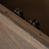 Arreto 48" Hexagonal Hinged Solid Wood Top and Base Coffee Table from Mercana - Luna Furniture