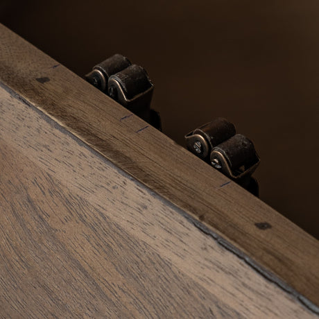 Arreto 48" Hexagonal Hinged Solid Wood Top and Base Coffee Table from Mercana - Luna Furniture