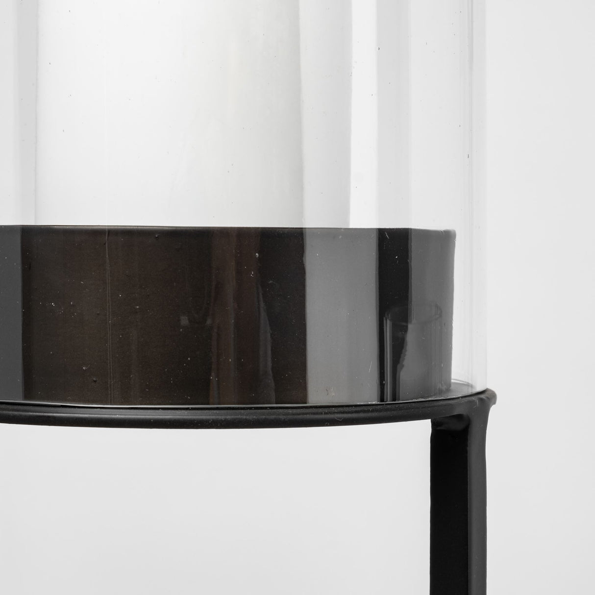 Salah I Small Black Iron Table Candle Holder from Mercana - Luna Furniture