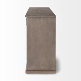 Braxton III 81.5x18.5 Natural Brown Solid Wood 3 Drawer 6 Door Sideboard from Mercana - Luna Furniture