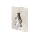 Black Evening Gown II by Ethan Harper a Hand Embellished Textured Canvas from Mercana - Luna Furniture