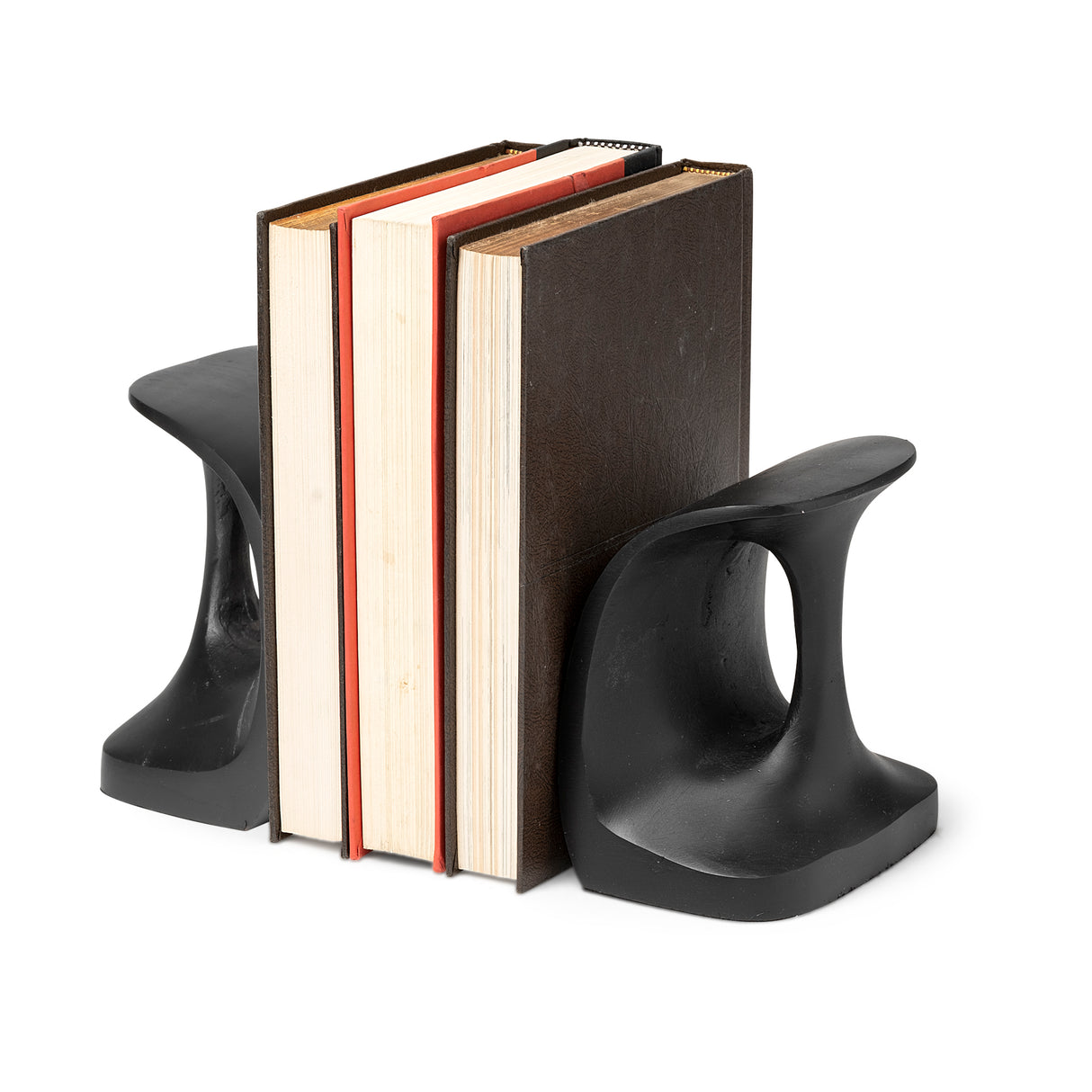 Last Cobbler's (Set of 2) 8L x 6W Black Shoemaker Tool Bookends from Mercana - Luna Furniture