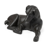 Czar 11L x 7W Black Metal Labrador Retriever from Mercana - Luna Furniture