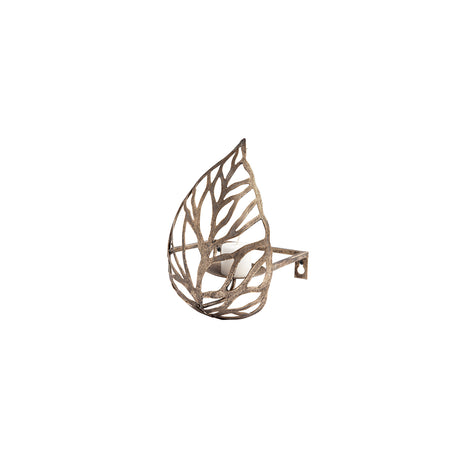 Lana I Single Champagne Toned Wall Candle Holder from Mercana - Luna Furniture