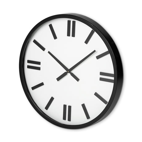 Derby 24" Round Oversize Modern Wall Clock from Mercana - Luna Furniture