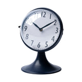 Weymouth Blue Metal Glass Dome Table Clock from Mercana - Luna Furniture