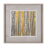 Aspen Trees 3 by Jamie Cook a Hand Embelished Textured Framed Photo Art Print Matted under Glass from Mercana - Luna Furniture