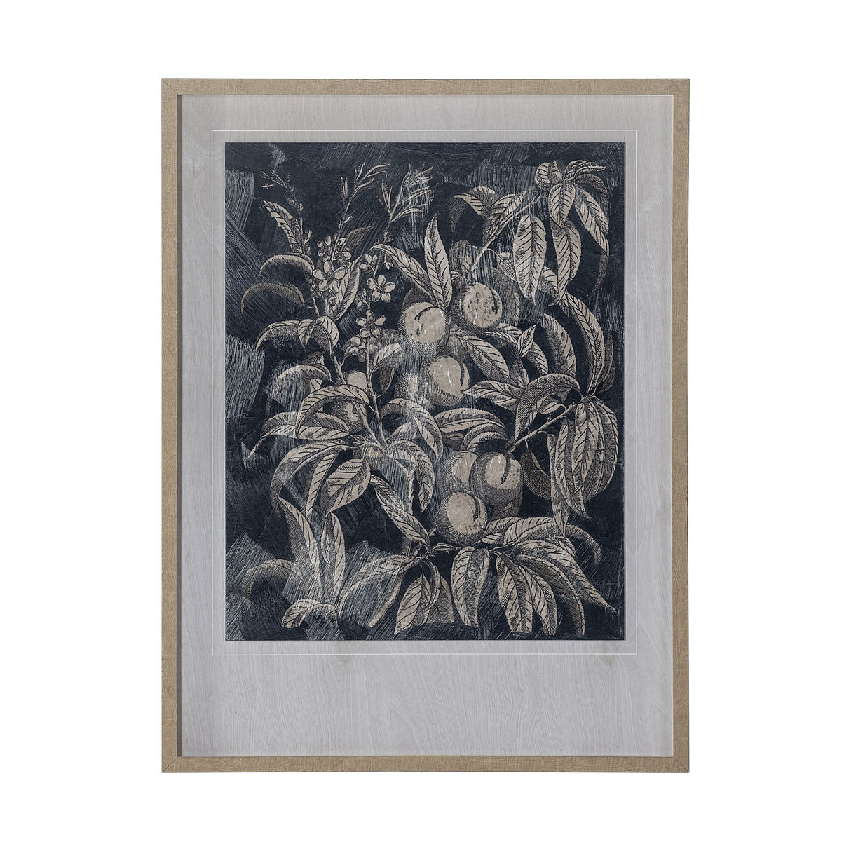 Vintage Fruit & Floral II by Megan Meagher Hand Embellished Framed Art Print Matted under Glass from Mercana - Luna Furniture