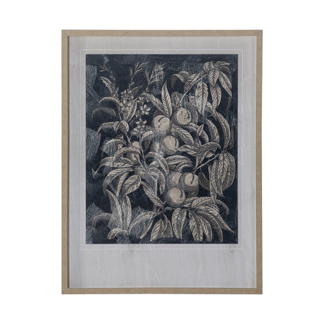 Vintage Fruit & Floral II by Megan Meagher Hand Embellished Framed Art Print Matted under Glass from Mercana - Luna Furniture