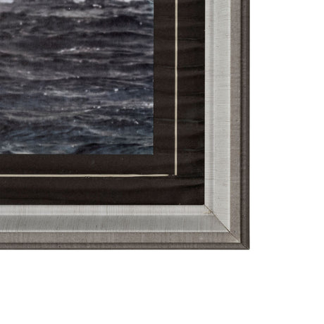 Sailing South by Jorge Llovet a Hand Embellished Textured Framed Photo Art Print Matted under Glass from Mercana - Luna Furniture