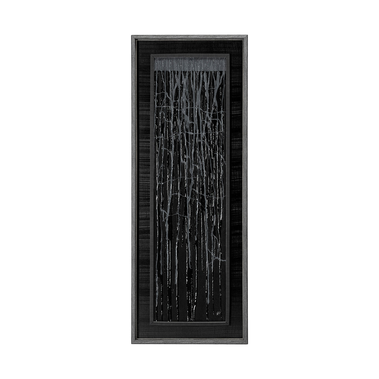 Midas Touch II by Barbara Fleming a Hand Embelished Textured Framed Art Print Matted under Glass from Mercana - Luna Furniture