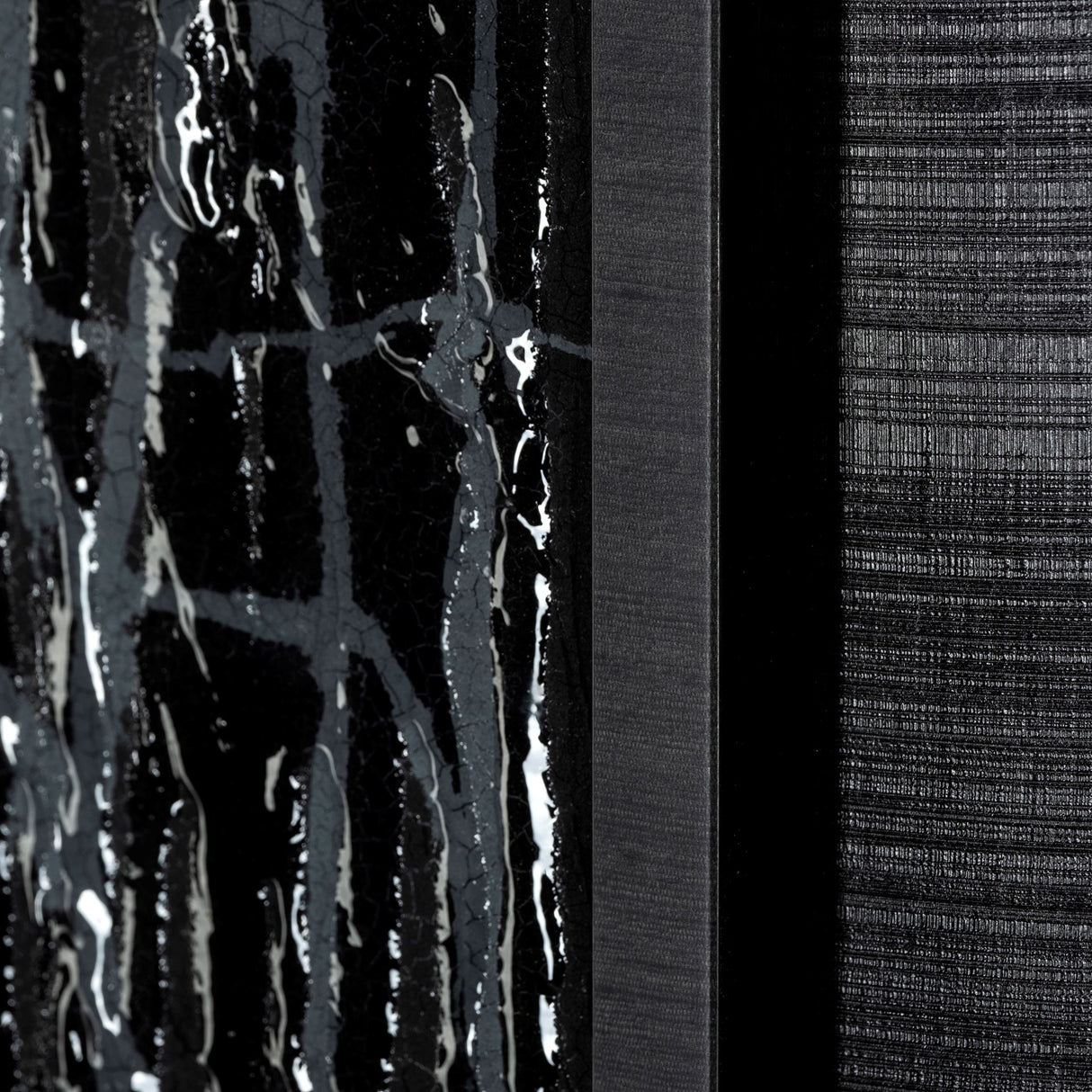 Midas Touch II by Barbara Fleming a Hand Embelished Textured Framed Art Print Matted under Glass from Mercana - Luna Furniture