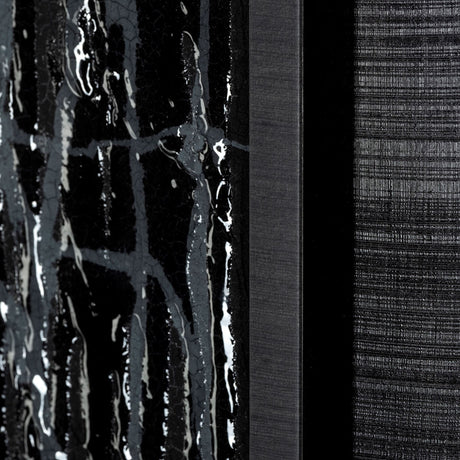 Midas Touch II by Barbara Fleming a Hand Embelished Textured Framed Art Print Matted under Glass from Mercana - Luna Furniture