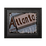 Atlanta by Alarm a Hand Embellished Textured Framed Art Print from Mercana - Luna Furniture