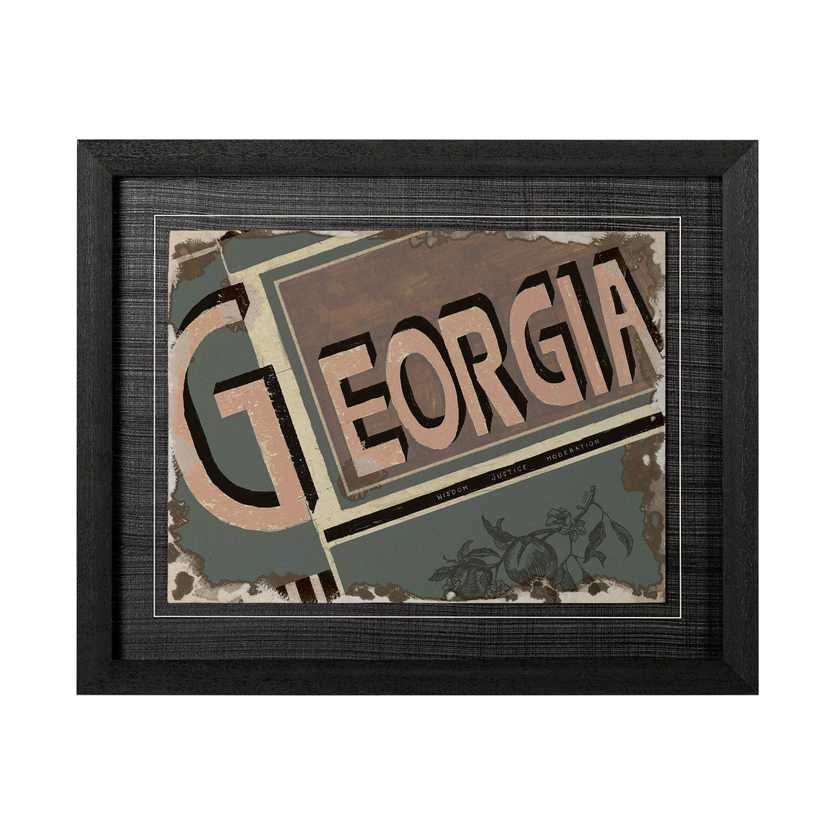 Georgia by Alarm a Hand Embellished Textured Framed Art Print from Mercana - Luna Furniture
