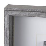 Silver Light by Pablo Rojerro a Hand Embellished Textured Framed Art Print Matted under Glass from Mercana - Luna Furniture