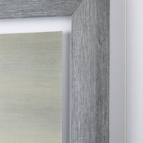 Silver Light by Pablo Rojerro a Hand Embellished Textured Framed Art Print Matted under Glass from Mercana - Luna Furniture