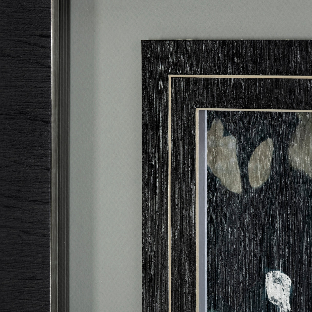 Whirlwind by Liz Jardine a Hand Embellished Textured Framed Art Print Matted under Glass from Mercana - Luna Furniture