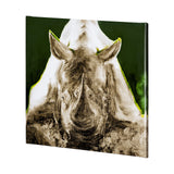 Rhino Green by Mercana Studio a Hand Embellished Textured Canvas from Mercana - Luna Furniture