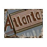 Atlanta by Alarm a Hand Embellished Textured Canvas from Mercana - Luna Furniture