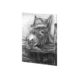 Donkey I by Mercana Studio a Hand Embellished Textured Canvas from Mercana - Luna Furniture