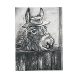 Donkey II by Mercana Studio a Hand Embellished Textured Canvas from Mercana - Luna Furniture
