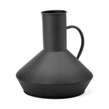 Emily I 8L x 8W Black Metal Decorative Jug from Mercana - Luna Furniture