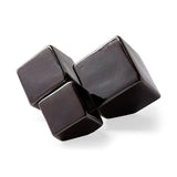 Mayweather (Set of 3) Black Geometric Ceramic Cubes from Mercana - Luna Furniture
