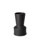 Laforge Black Ceramic Vase from Mercana - Luna Furniture