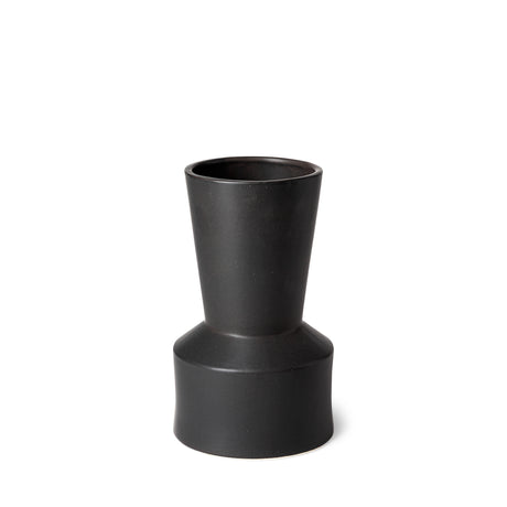 Laforge Black Ceramic Vase from Mercana - Luna Furniture