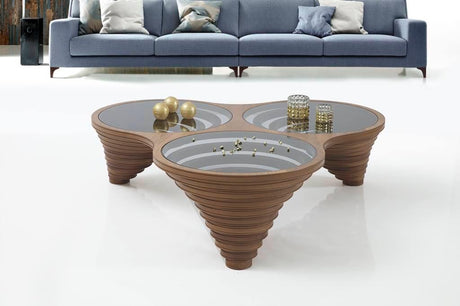 003 Walnut Coffee Table from Nova Furniture - Luna Furniture