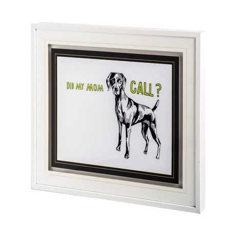 Weimaraner by Marie, Natasha a Framed Art Print Matted under Glass from Mercana - Luna Furniture