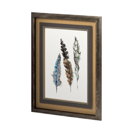 A Light Touch II by Rebecca Meyers a Hand Embellished Textured Framed Art Print Matted under Glass from Mercana - Luna Furniture