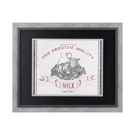 Farm Fresh I by Halle Rakka a Hand Embellished Textured Framed Art Print from Mercana - Luna Furniture