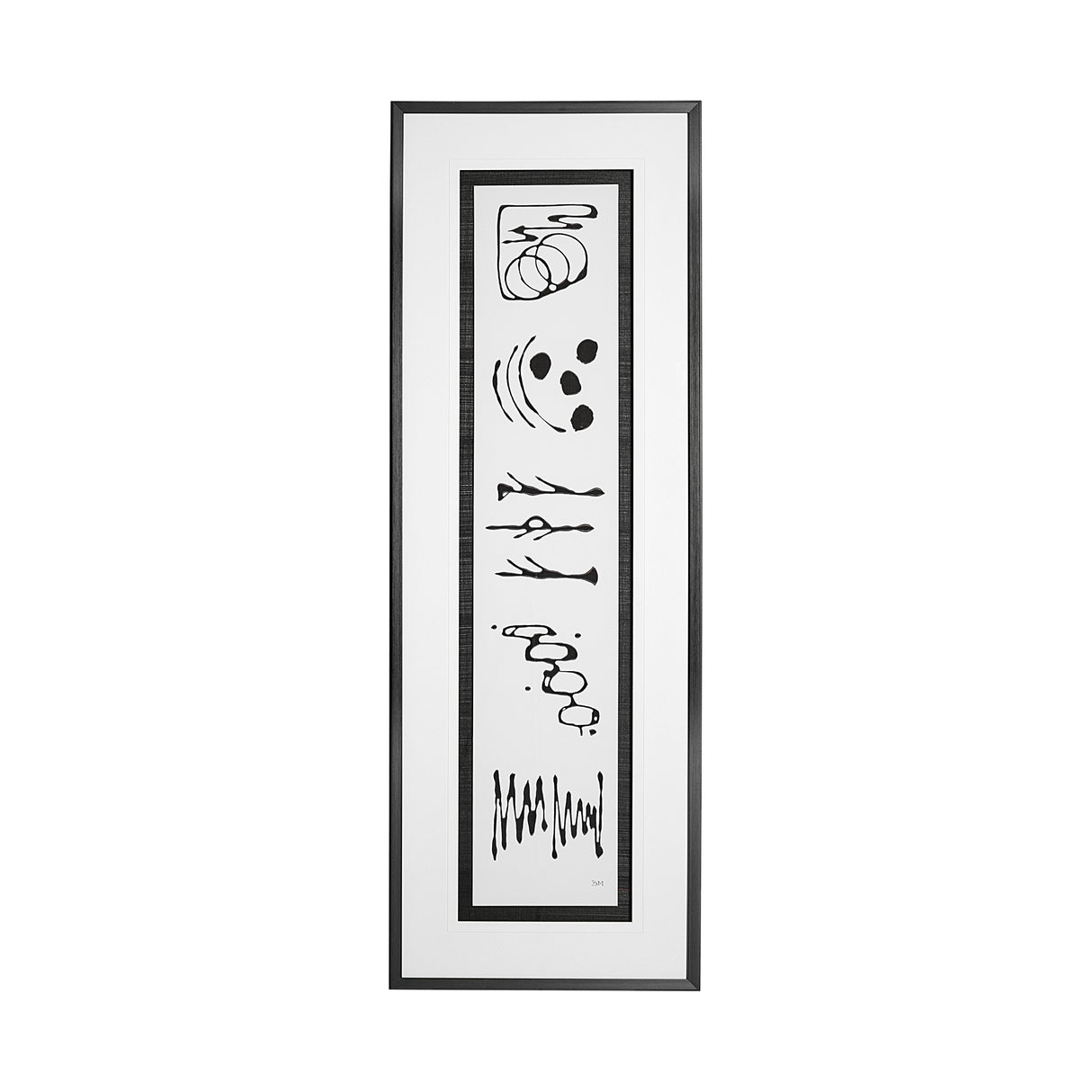 Ancient Notes II by Mercana Studio a Hand Embellished Textured Framed Art Print Matted under Glass from Mercana - Luna Furniture