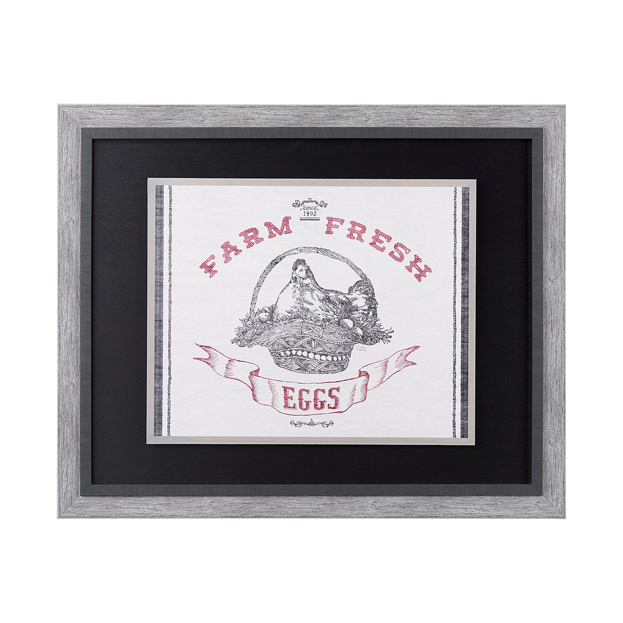 Farm Fresh II by Halle Rakka a Hand Embellished Textured Framed Art Print from Mercana - Luna Furniture