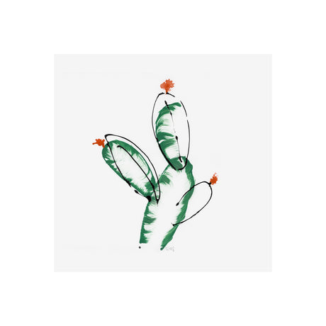 Cactus I by WRG a Hand Embellished Textured Canvas from Mercana - Luna Furniture