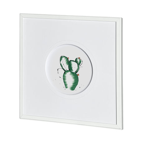 Cactus II by Mercana Studio a Hand Embellished Textured Framed Art Print Matted under Glass from Mercana - Luna Furniture