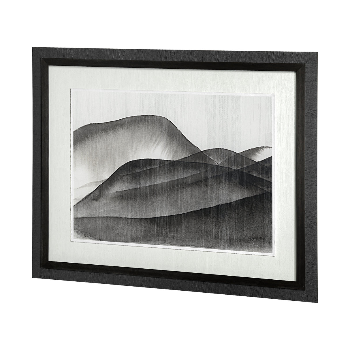 Beyond the Rainy Hills I by Mercana Studio Hand Embellished Framed Art Print Matted under Glass from Mercana - Luna Furniture