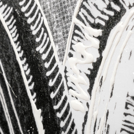 Retro Tone II by Alarm a Hand Embellished Textured Canvas from Mercana - Luna Furniture