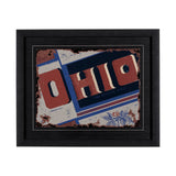 Ohio by Alarm a Hand Embellished Textured Framed Art Print from Mercana - Luna Furniture