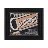 California by Alarm a Hand Embellished Textured Framed Art Print from Mercana - Luna Furniture