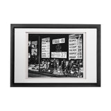 Great Tea Company by Berenice Abbott a Hand Embellished Textured Framed Art Photo Matted under Glass from Mercana - Luna Furniture