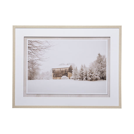 First Snow by Aledanda a Framed Photo Art Print Matted under Glass from Mercana - Luna Furniture