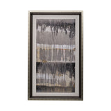 Tectonic I by Albena Hristova a Hand Embellished Textured Framed Art Print Matted under Glass from Mercana - Luna Furniture