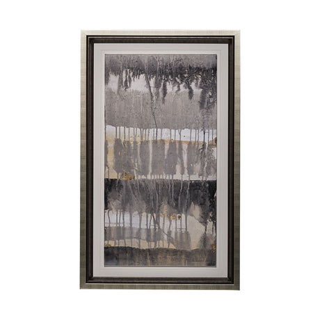 Tectonic I by Albena Hristova a Hand Embellished Textured Framed Art Print Matted under Glass from Mercana - Luna Furniture
