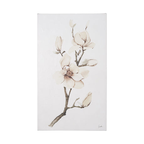 Magnolia III by Gabrielle Campbell a Hand Embellished Textured Canvas from Mercana - Luna Furniture